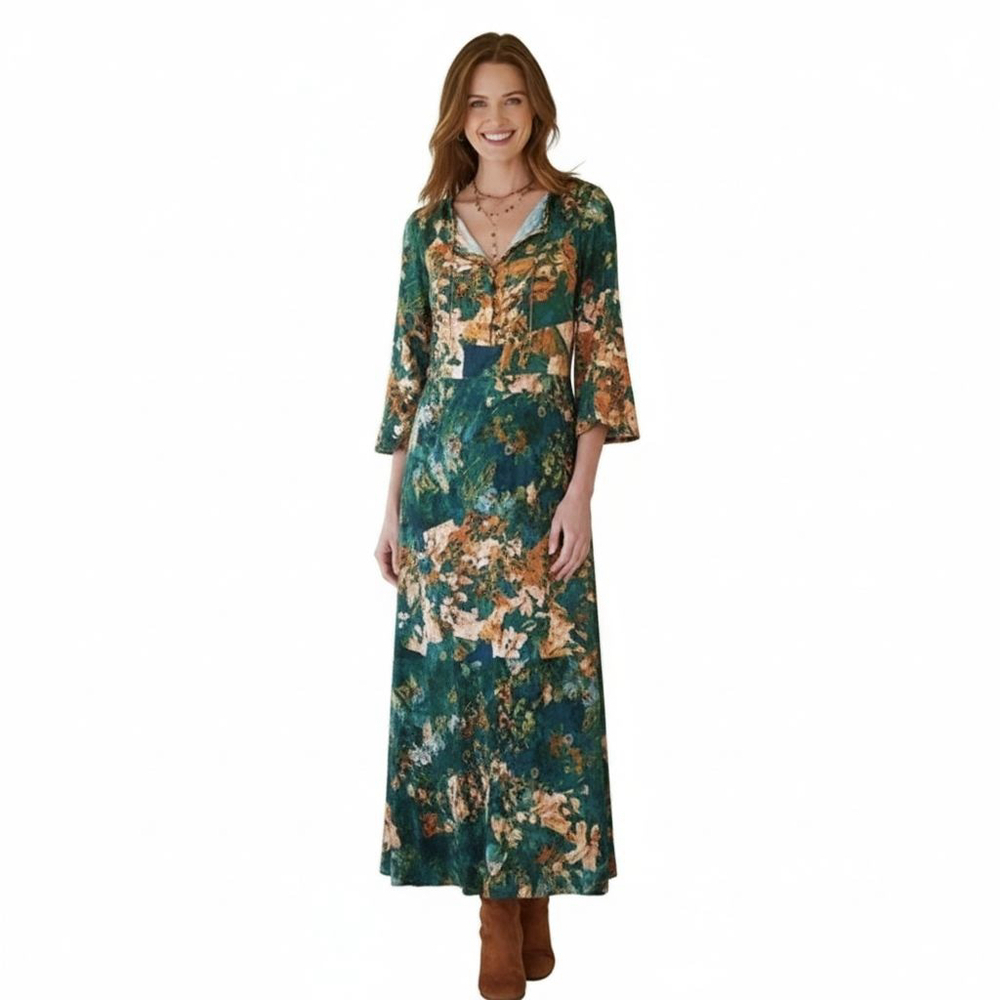 Soft Surroundings Dakota Floral Dress - NEW